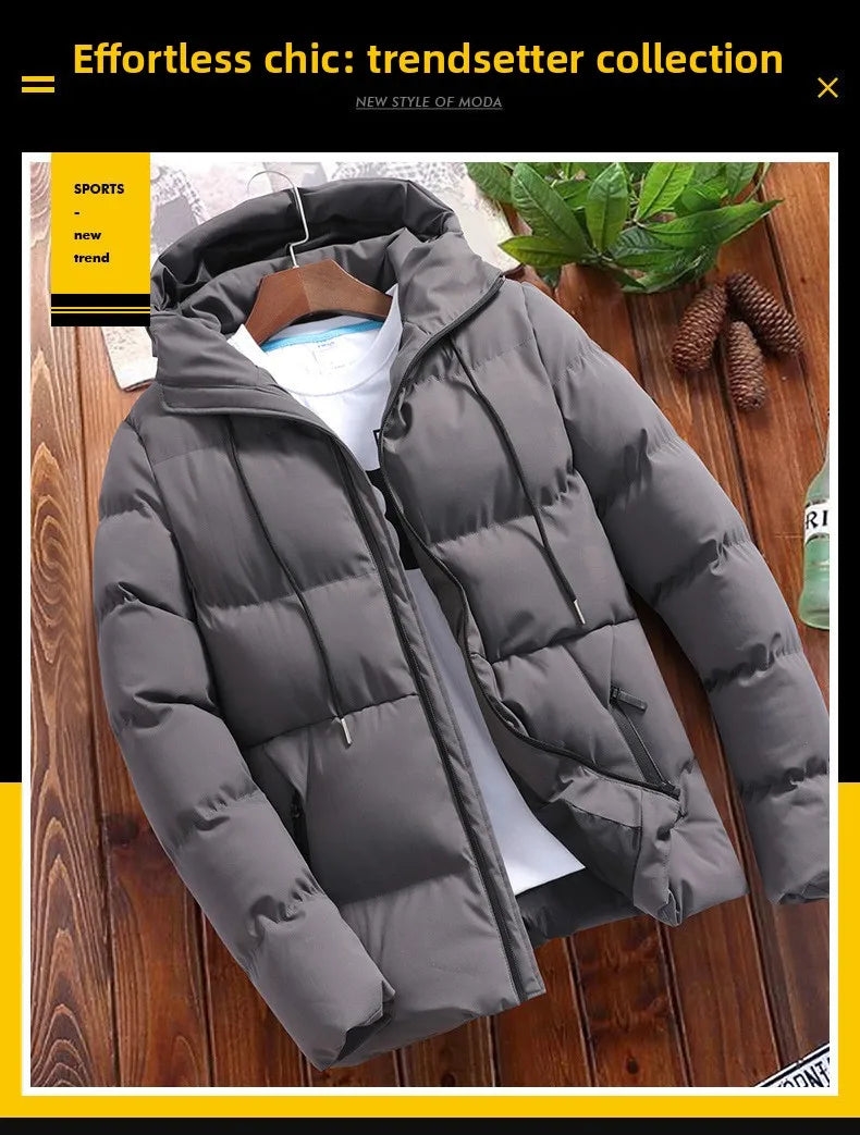 Men's Hooded Cotton Jacket