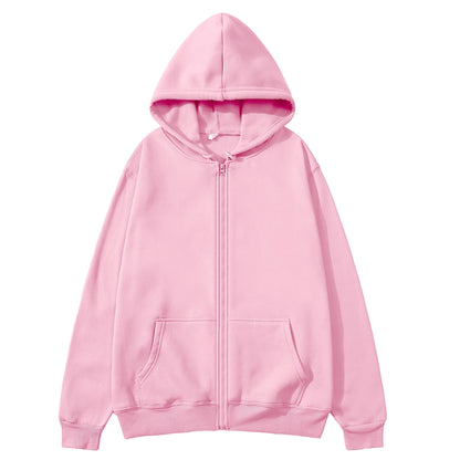 Férfi Meleg Fleece Zip Hoodie