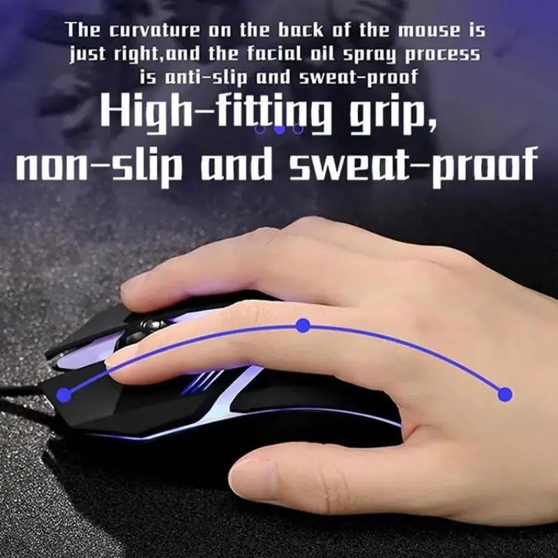 Dtvane Gamer Egér Ergonomikus