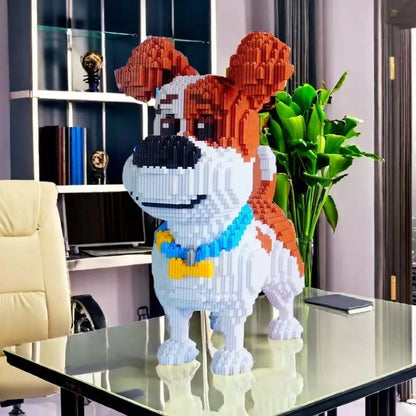 Mini Kutyás Építő Kocka Játék 3698 Darabos - Cuki Pixel Mintázat És Összekapcsolódó Műanyag Blokkok