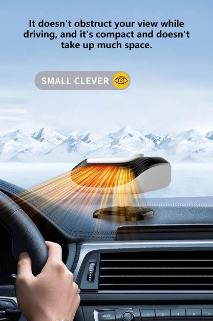 Xiaomi 360° Forgatható Autó Fűtőventilátor 12V/24V - Gyors Melegítés, Állítható Sebesség