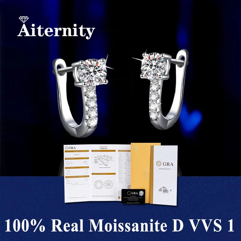 Moissanite Fülbevaló AITERNITY