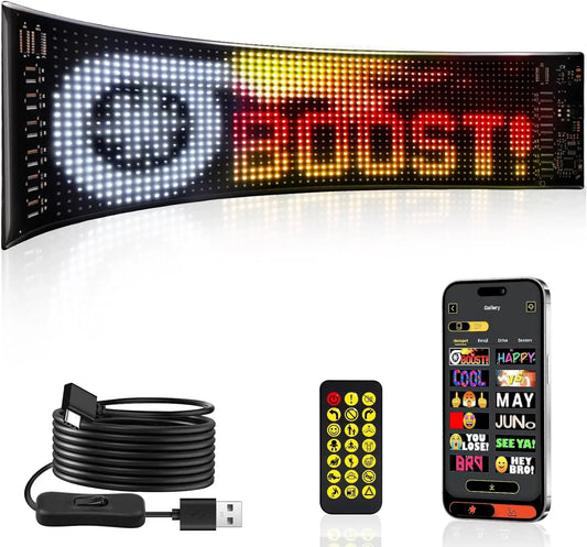 LED Mátrix RGB Szöveg Animáció
