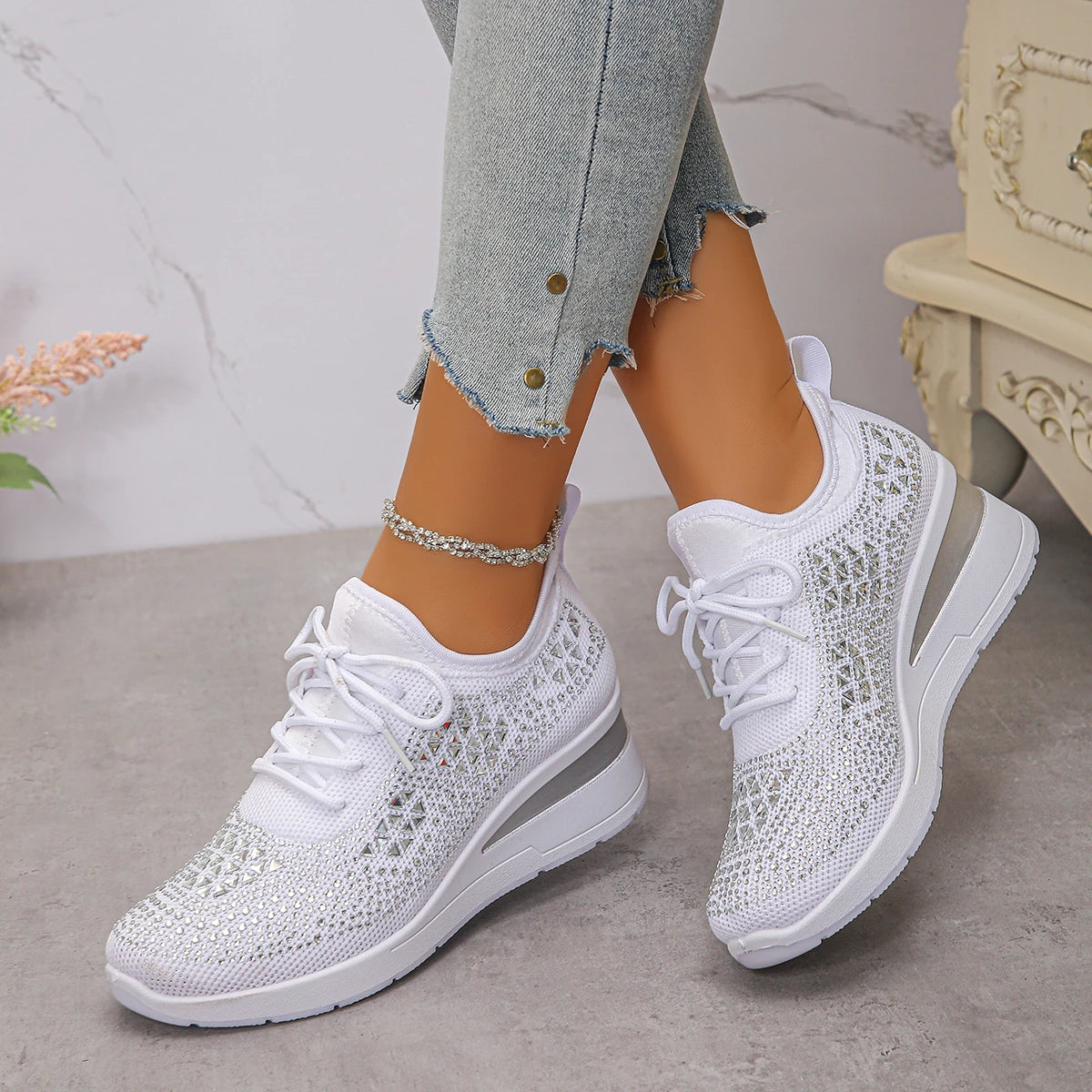 Shoes Breathable Mesh Lace-up