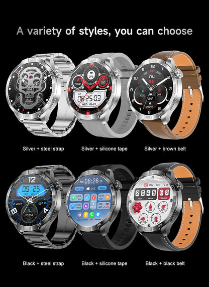OutdoorTech GPS Sportos Okosóra Férfiaknak - 1,85 Hüvelykes AMOLED Kijelző NFC és HD Hívás IP68 Vízálló