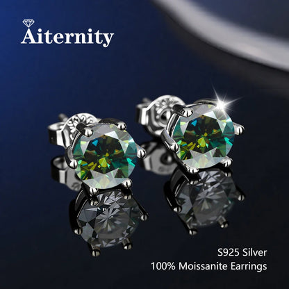 Moissanite Fülbevaló Uniszex