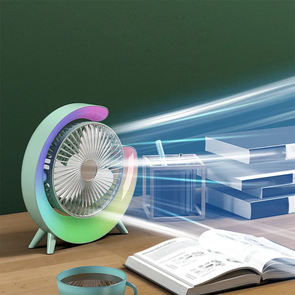 KIQUNEC USB Ventilátor 7 Szín