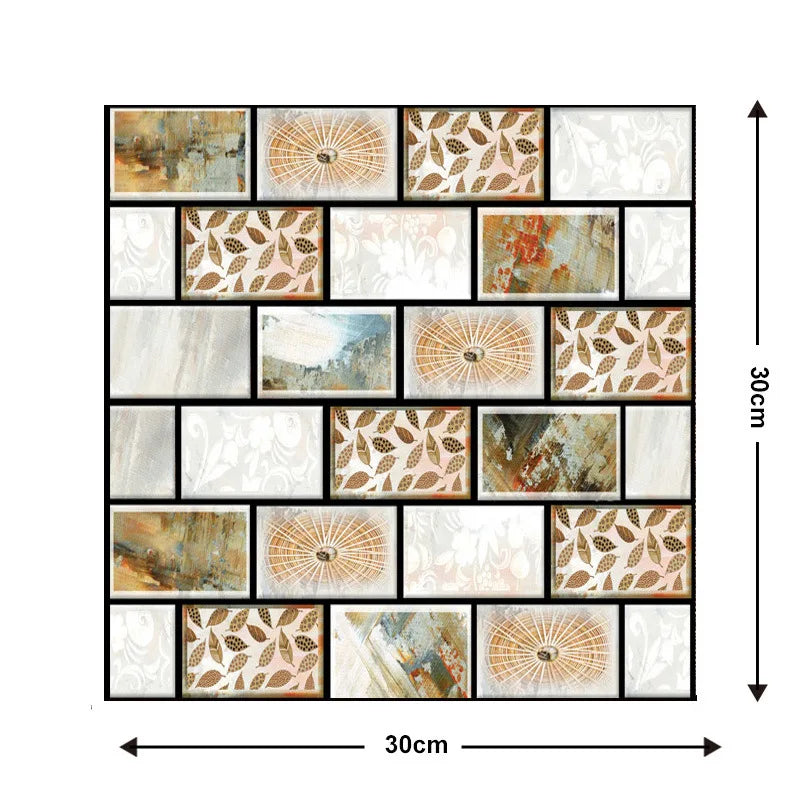 Öntapadós Csempe 3D Matrica