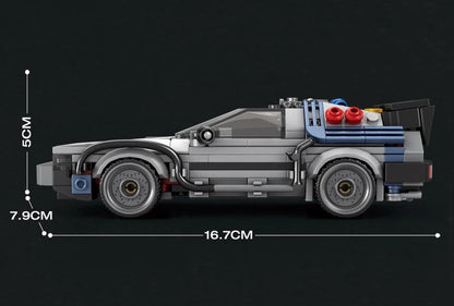 M MENBIS 1 24 Classic Movie Racing Car Építő Kocka Készlet Lego Kompatibilis MOC Modell Gyerekeknek