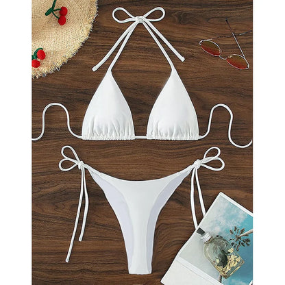 Moonbiffy Női Bikini Halteres