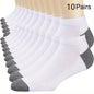 NONECN Herren-Baumwoll-Knöchelsocken, atmungsaktiv – Bequeme Sommersocken für den Alltag