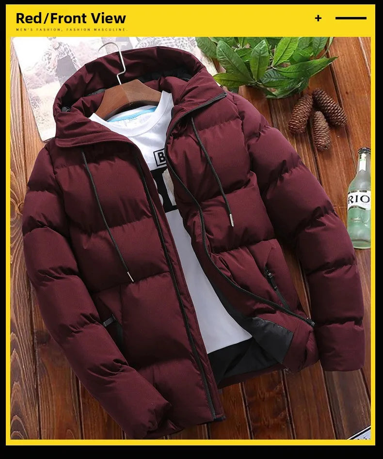 Men's Hooded Cotton Jacket