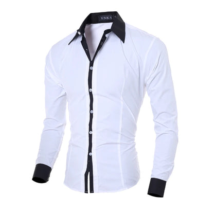 Férfi Ing Slim Fit Csíkos Liva