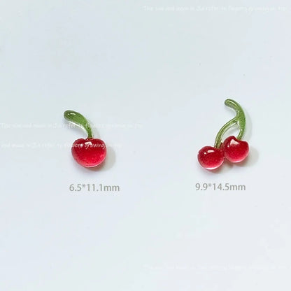 Köröm Dísz Cherry 3D Resin