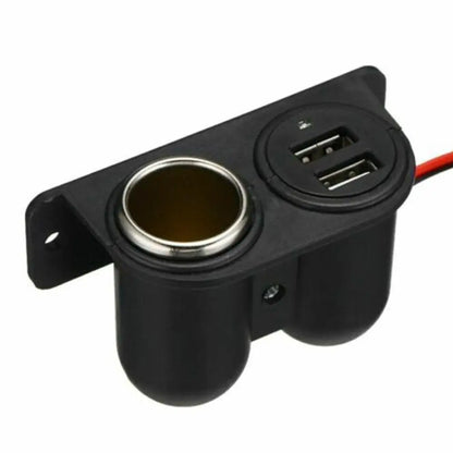 USB Autós Töltő Kettős Port