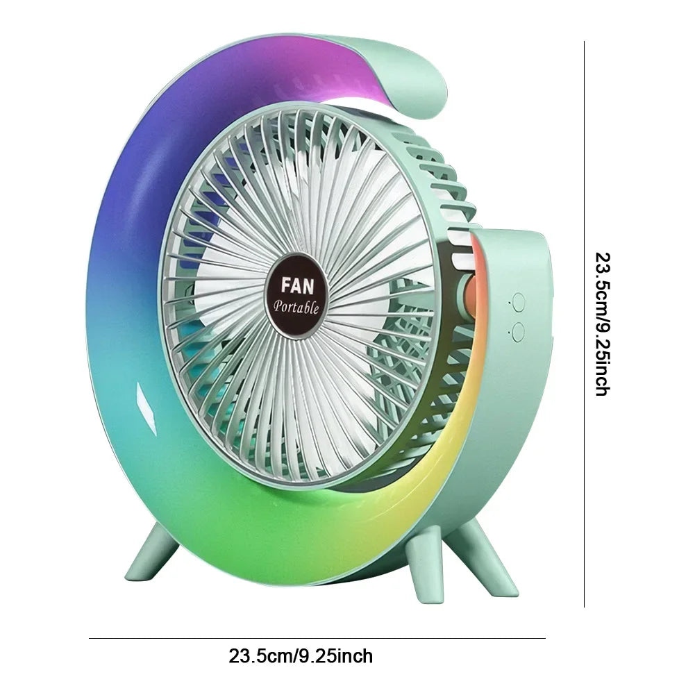 KIQUNEC USB Ventilátor 7 Szín