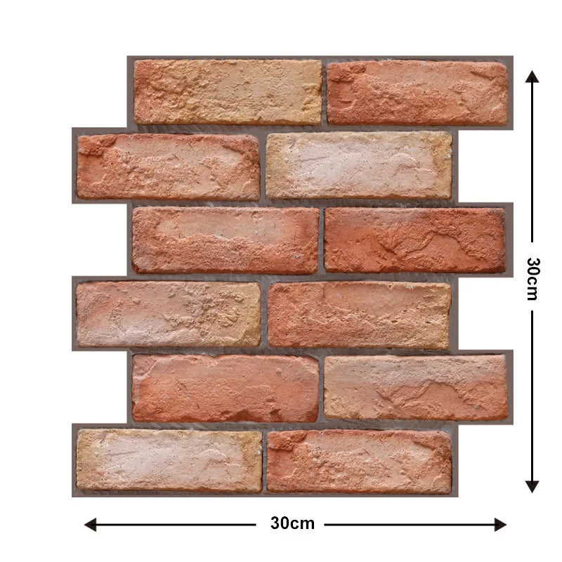 3D Tégla Mintás Falmatrica