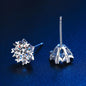 Moissanite Csavaros Fülbevaló