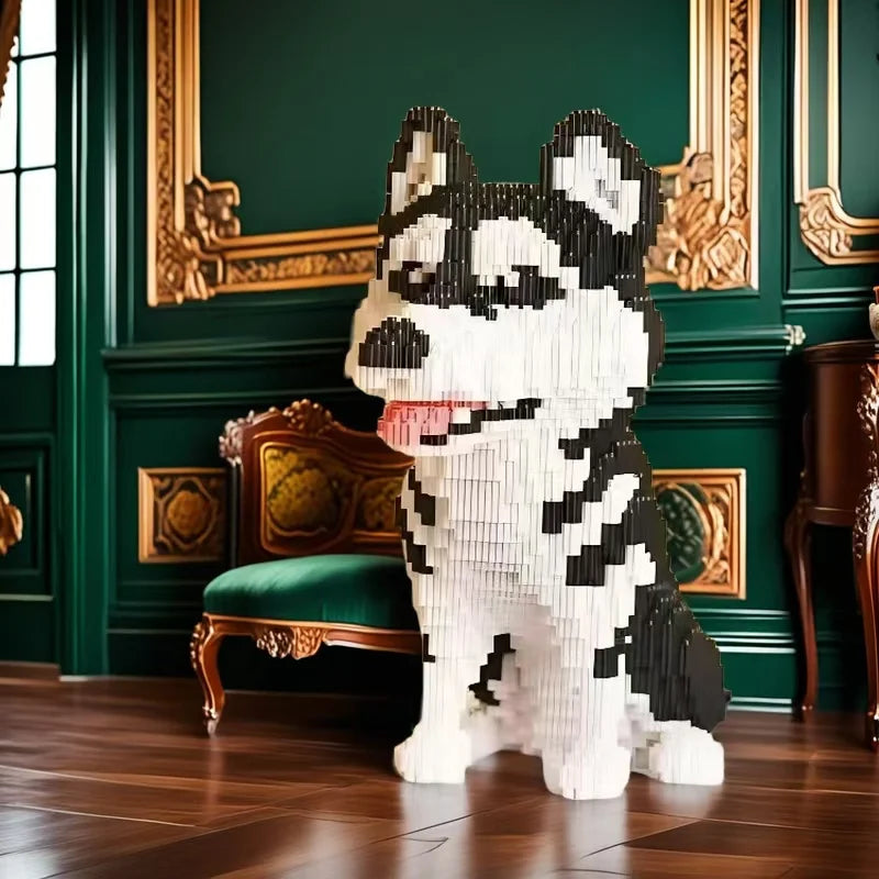 Husky 3586-Piece 3D Puzzle Building Block Set - Oktatási Modell Készlet 14 Év Felett, Ideális Ünnepi Ajándék