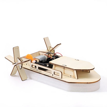 Wooden Educational Ship Building Toy