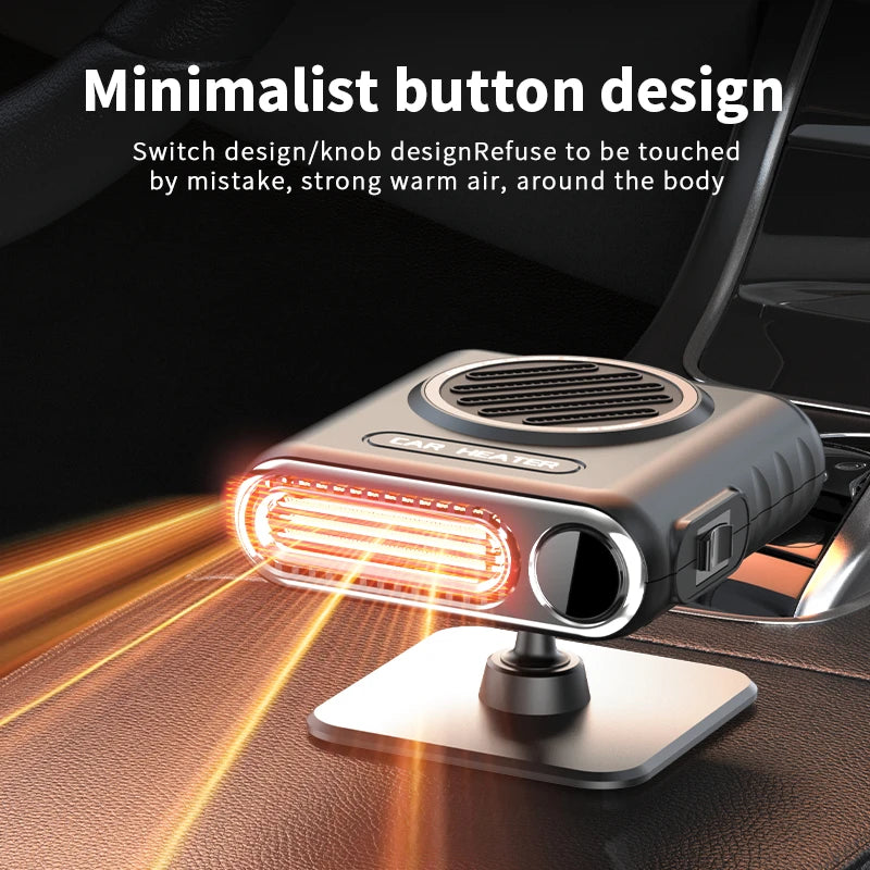 Xiaomi 12V/24V Autós Fűtőventilátor 150W - Digitális Kijelző, Jégtelenítés, Páramentesítés