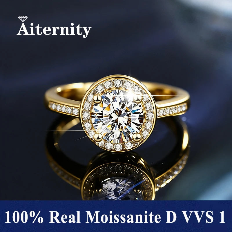 Moissanite Gyűrű Uniszex GRA