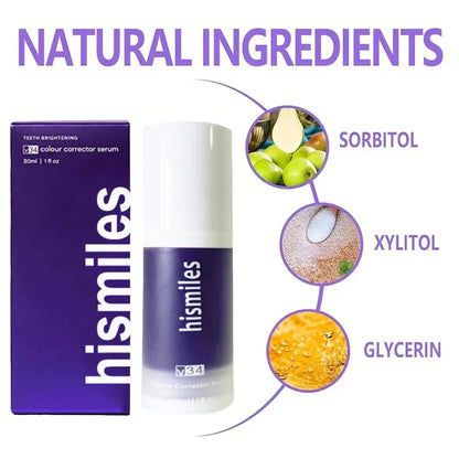 Purple Fehérítő Fogkrém Mélytisztítás Folteltávolítás - Friss Lehelet Otthoni Szájápolás 30ml