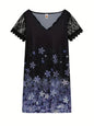 SuitSet Women's Lace V-Neck Dress