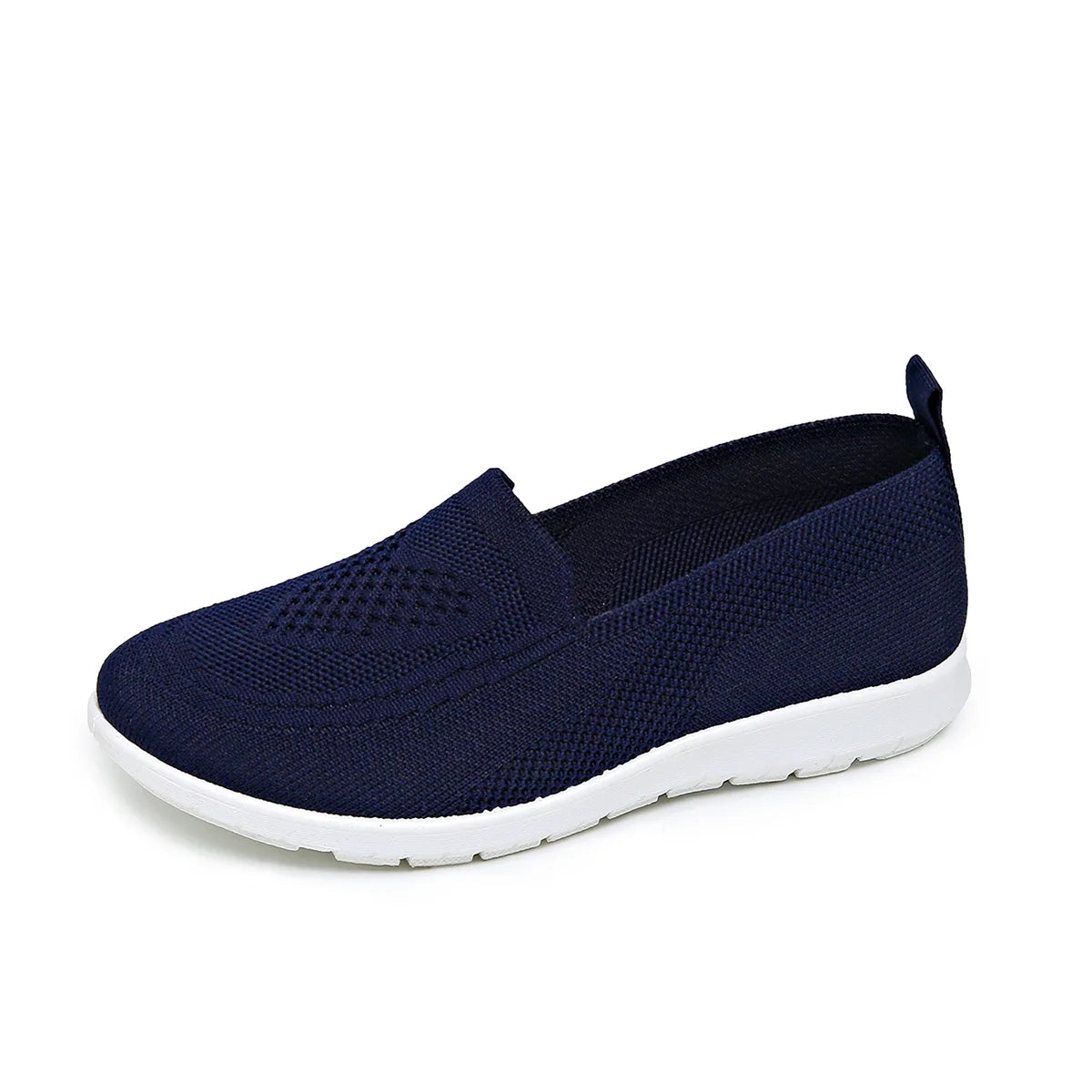 Női Slip-On Cipő - Lélegző Hálós Casual Lapos Cipő Tavaszi-Őszi Szezonra