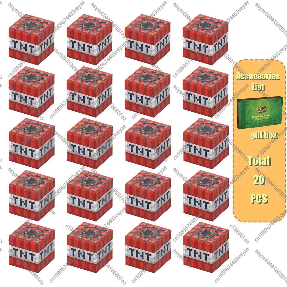 JIMITU Mágneses Építő Kockák