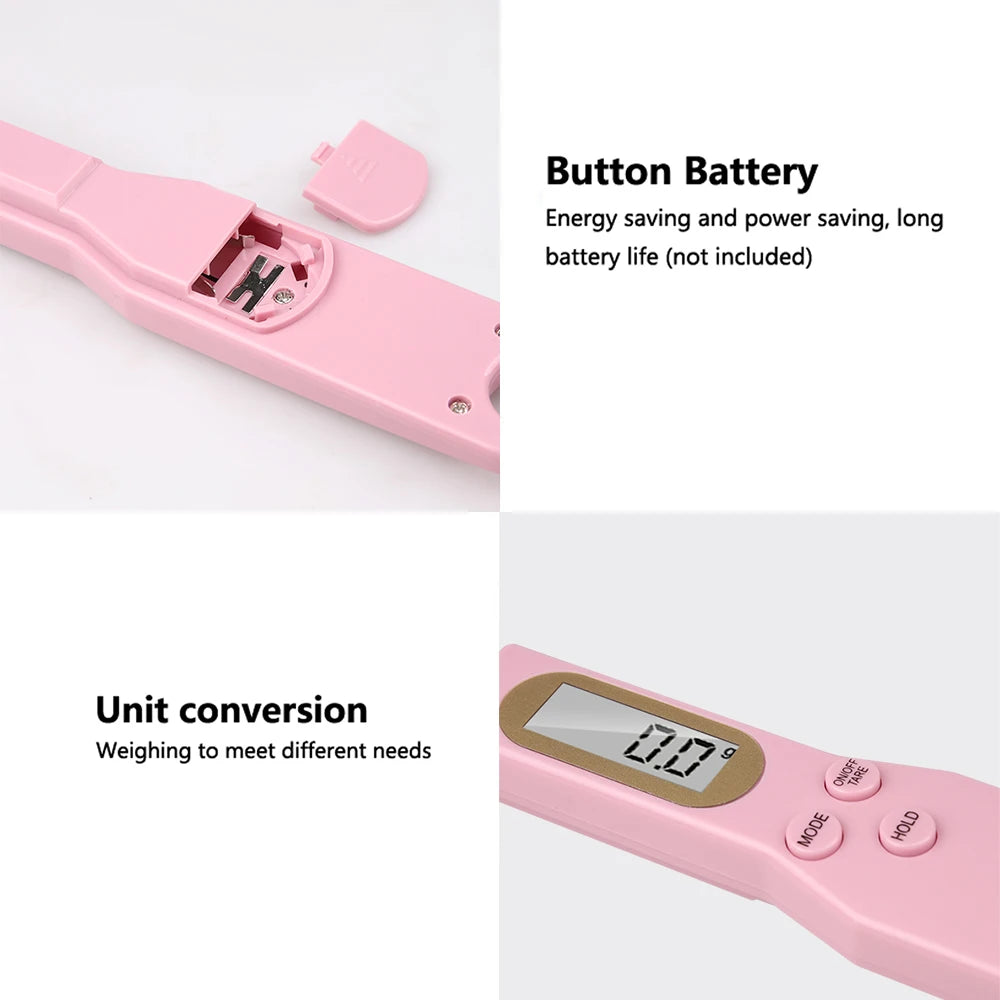 Kitchya Mini Kanál Mérleg - Pontos 0,1 g LED Kijelzővel Konyhai Mérleg 0,1-500 g
