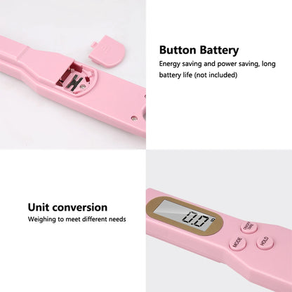 Kitchya Mini Kanál Mérleg - Pontos 0,1 g LED Kijelzővel Konyhai Mérleg 0,1-500 g