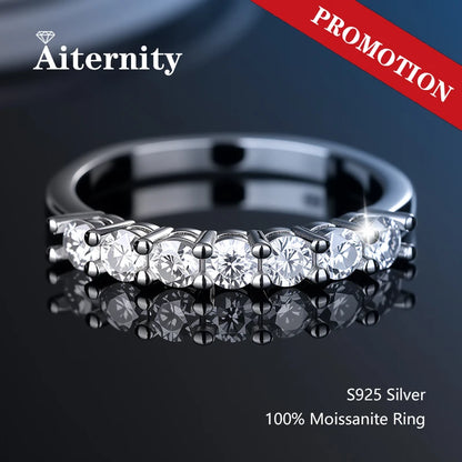 Moissanite Gyűrű 925 Nőknek