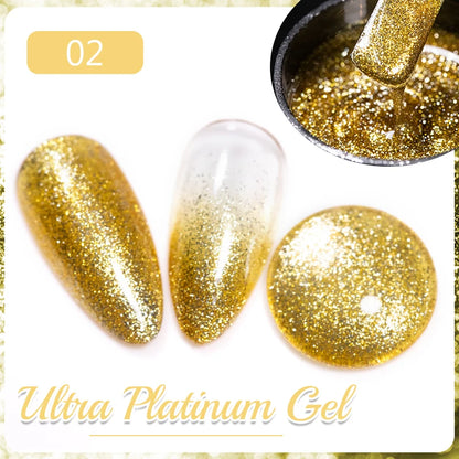 Puente Cat Eye Gel Fényes Kék