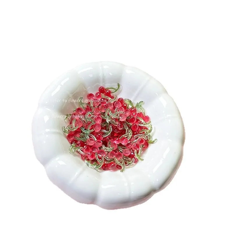 Köröm Dísz Cherry 3D Resin