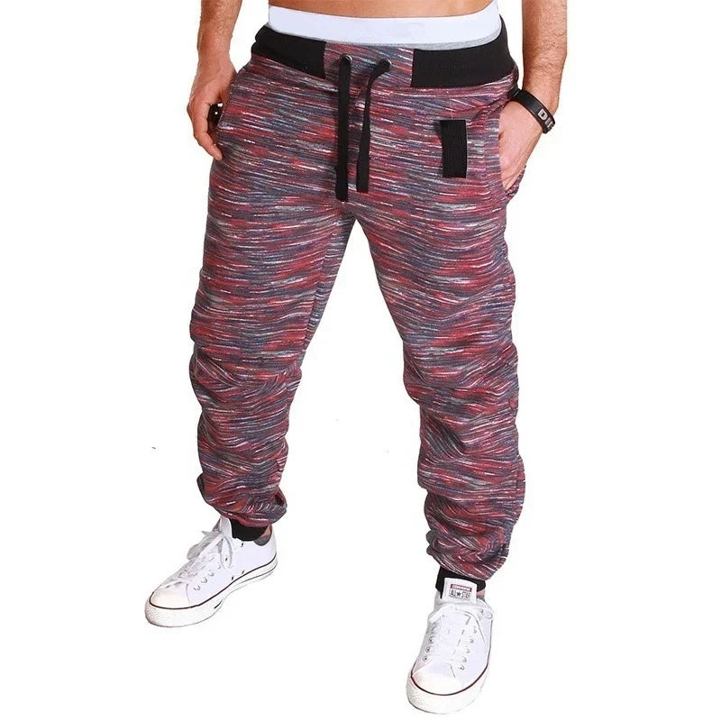 Camo Férfi Edzés Cargo Nadrág