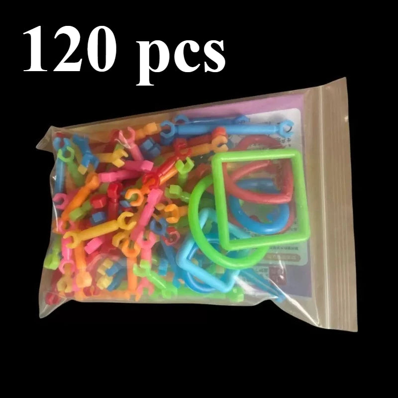 Színes Oktató 3D Puzzle Rudak