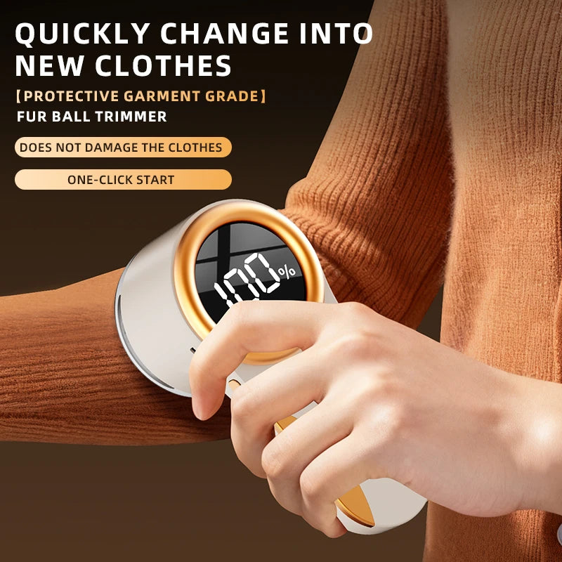 Xiaomi Akkumulátoros Elektromos Szöszeltávolító - Digitális Kijelző, Állítható Teljesítmény