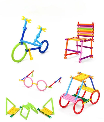 Színes Oktató 3D Puzzle Rudak