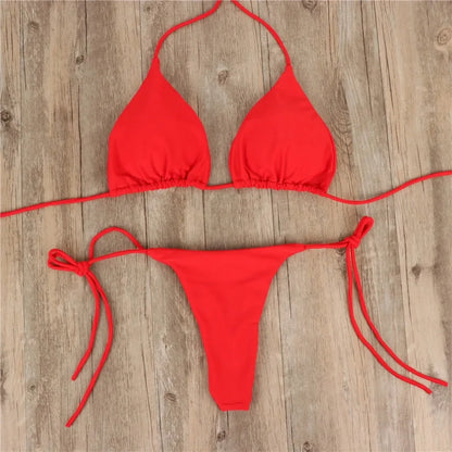 Moonbiffy Női Bikini Halteres