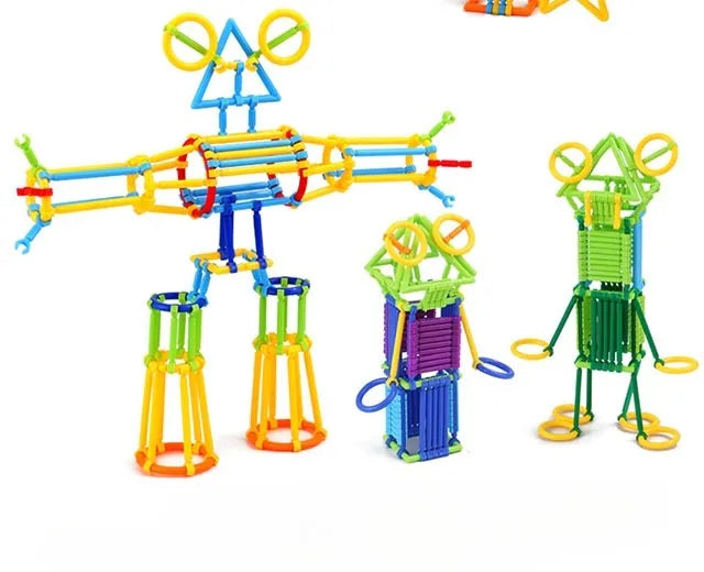 Színes Oktató 3D Puzzle Rudak