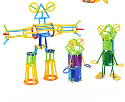 Színes Oktató 3D Puzzle Rudak