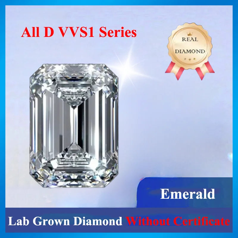 AITERNITY 0.5ct 16 Darab Emerald Fancy Diamond Laboratóriumban Növesztett Gyémánt Különleges Kedves Barátnak