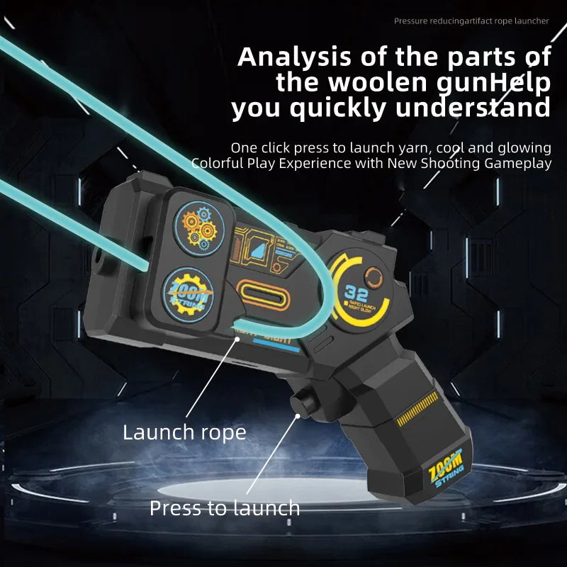 Glow Rope Launcher Gyerekeknek