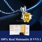 Moissanite Igazi Női Nyaklánc