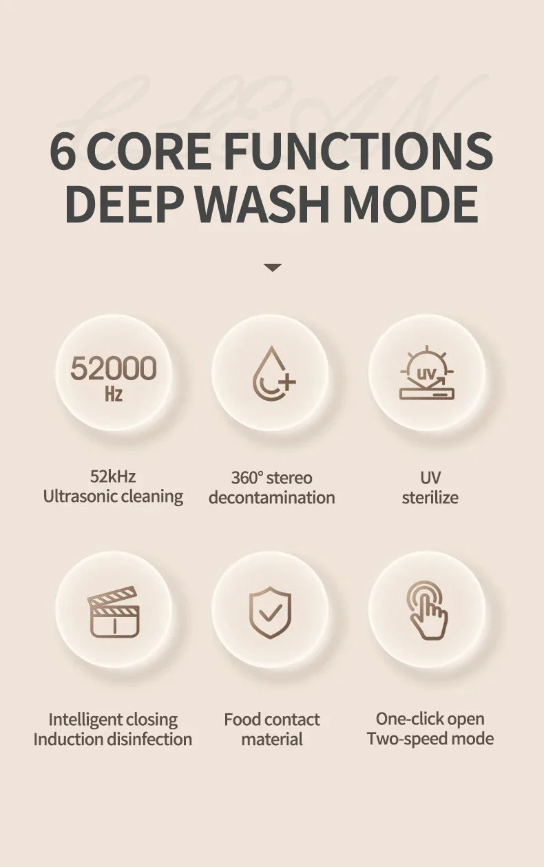 Xiaomi Ultrahangos UV Fogtisztító