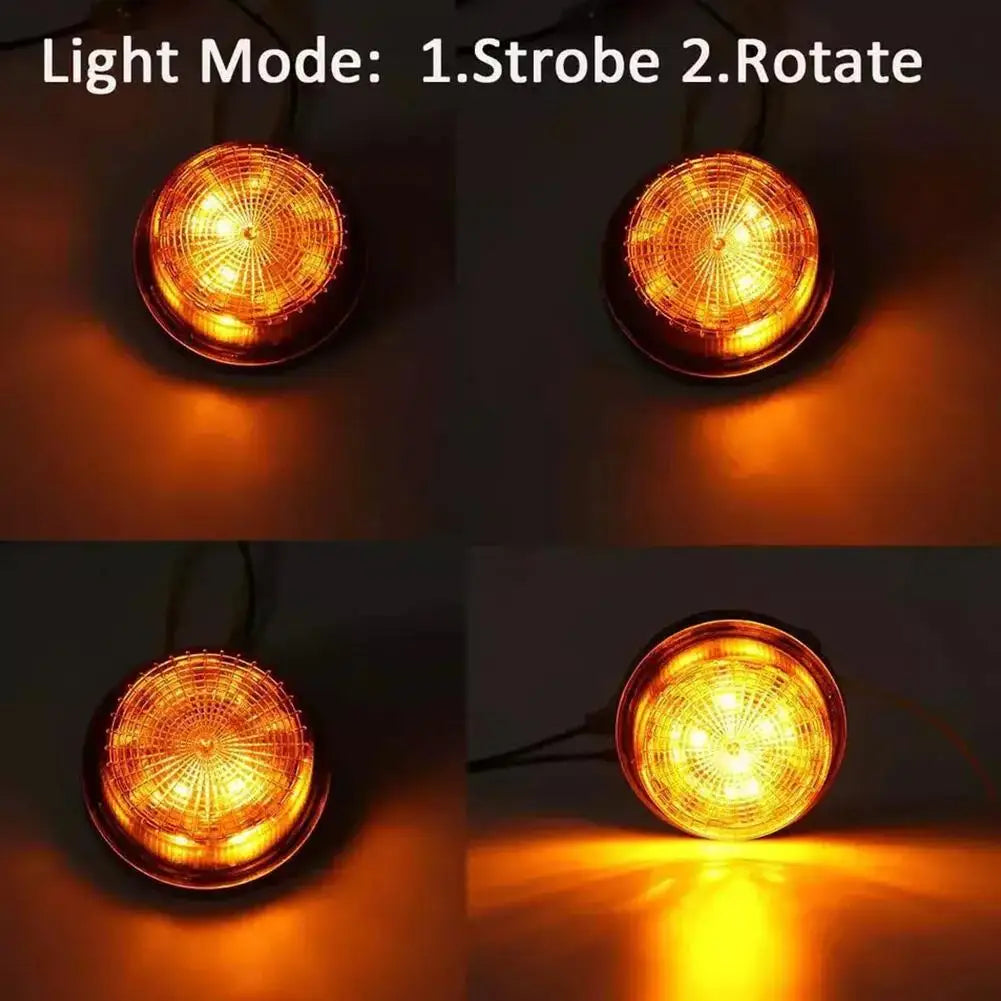 LED Forgó Vészlámpa 12V Autó