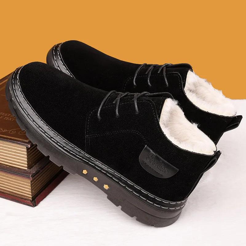 YBQJOO Winterstiefel bequem