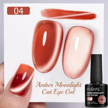 Puente Cat Eye Gel Fényes Kék