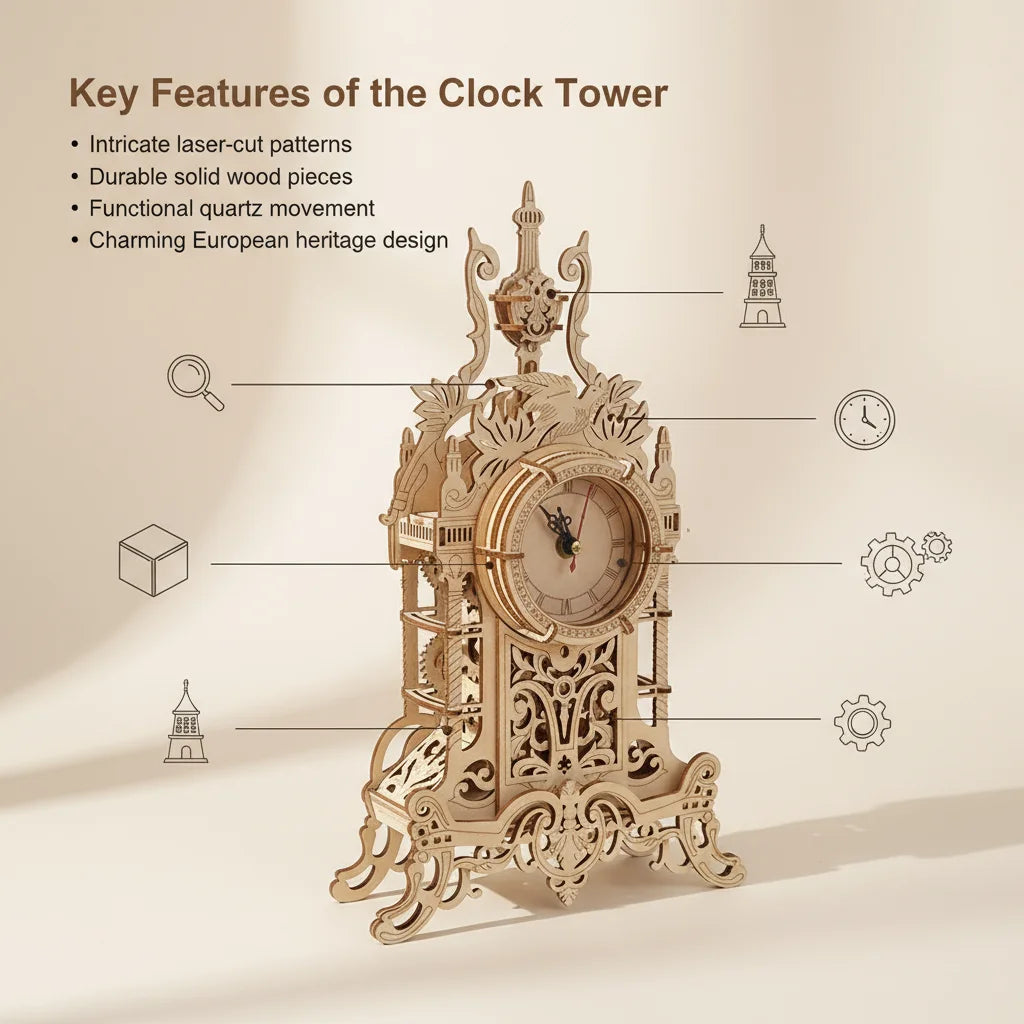 Wooden 3D Puzzle Lego-compatible